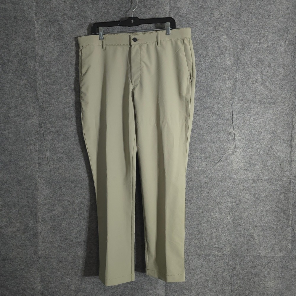 Banana Republic Mens Sz‎ 36x30 Beige Golf Performance Dress Casual Pants Solid